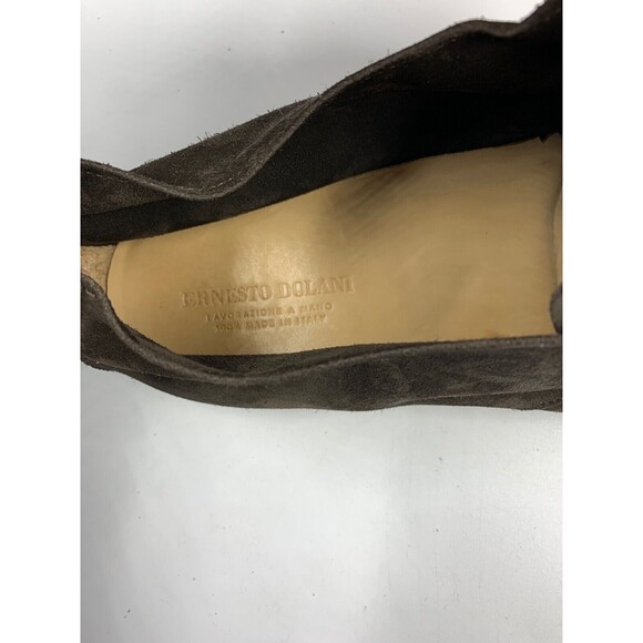 Ernesto Dolani 46 13 Oxford Loafers Brown Suede Preppy Professional Dress Casual - Picture 8 of 8